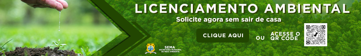 banner: Clique aqui e solicite seu licenciamento ambiental