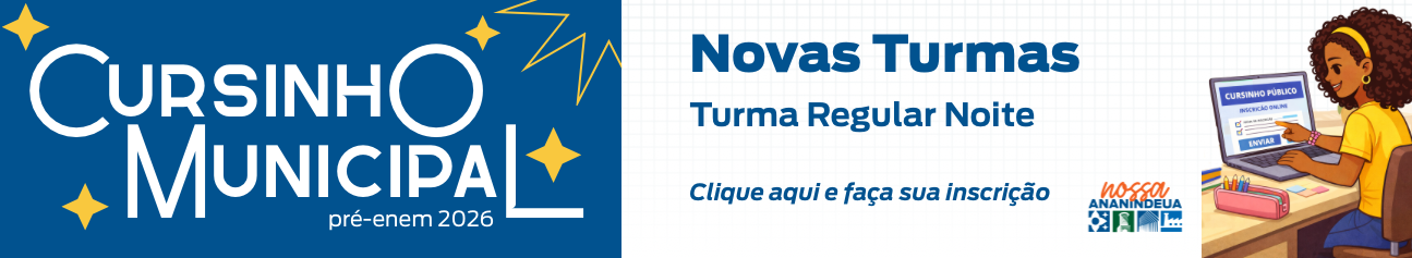 CURSINHO MUNICIPAL - TURMA REGULAR (NOITE)